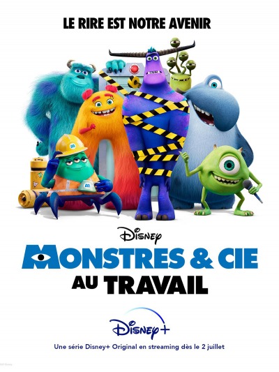 Monstres & Cie Au travail Affiche